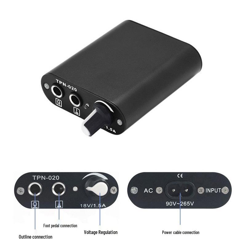 Lichen No. 4 Tattoo Pen Set: All-in-One Machine & Tools Kit