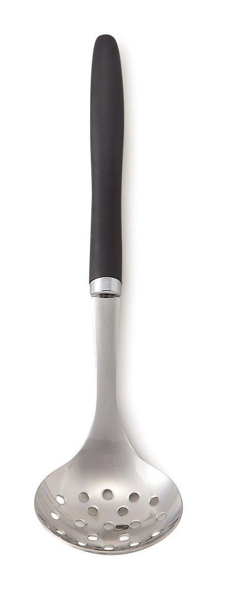 Suncraft Slotted Made in Aisai Silver Ladle, Tabletop, Japan, Senka, AL-08,
