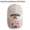 Capybara Kids Baseball Cap Lightweight Kids Sunscreen Cap Cute Children Summer Hat  Outdoor
