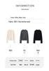 Women's 100% Fine Wool Ribbed Button-Up Cardigan, Round Neck Knitwear – Elegant & Versatile Jacket