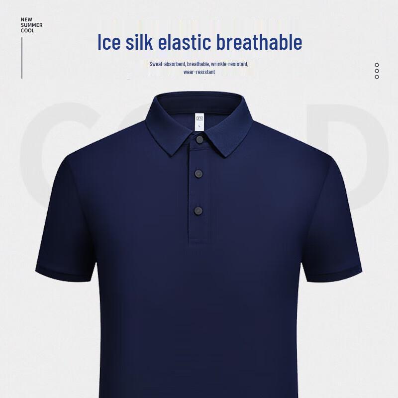 QIANYIYANG Unisex Quick-Dry Polo Shirt