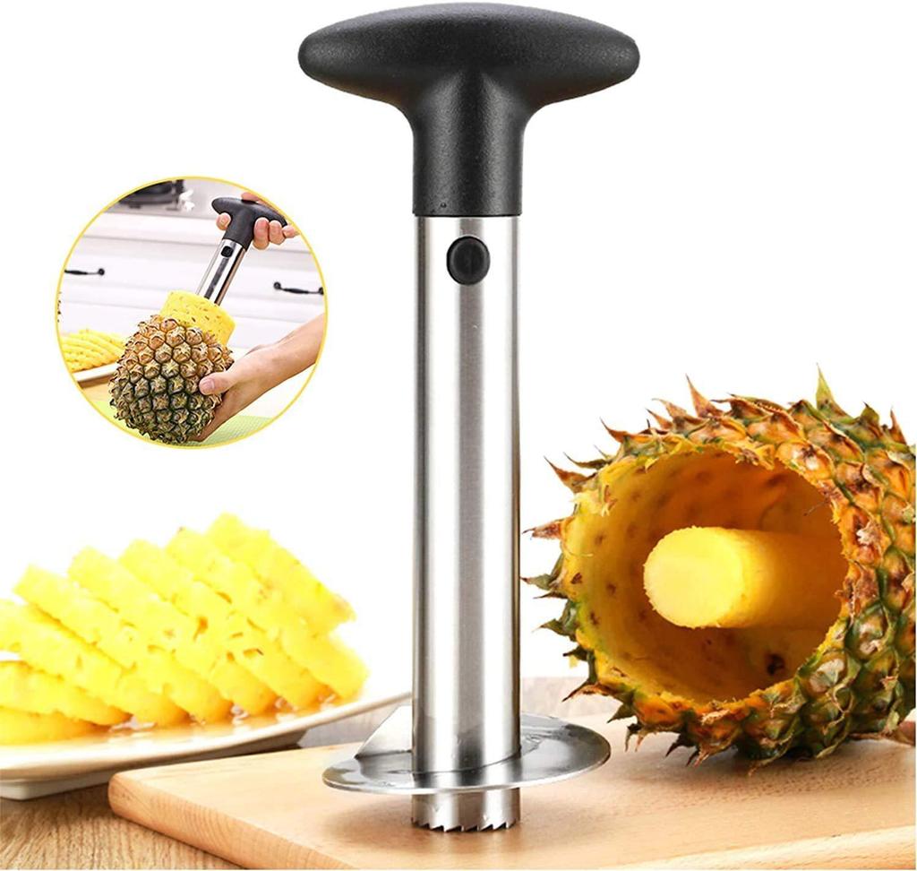 Stainless Steel Pineapple Slicer Peeler Fruit Corer Slicer Kitchen Easy Tool Pineapple Spiral Cutter Accessories