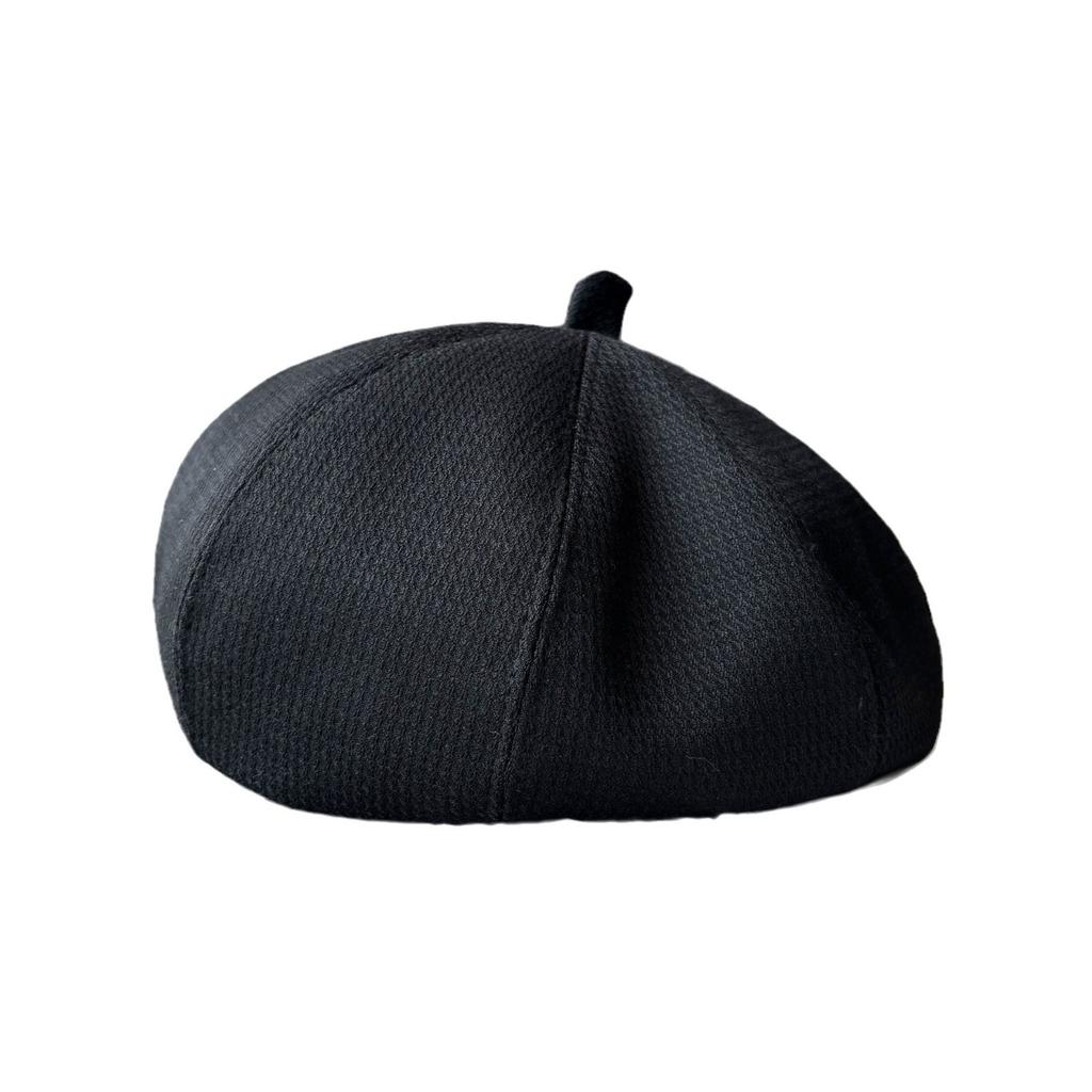Face showing Small Cloud Beret Hat for Women Autumn Street Fashion  Versatile Pumpkin Hat Korean Style Literary Retro Octagonal Hat