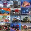 5D Diamond Painting Truck Rhinestone for Kids Kit Diamond Embroidery Fire Engine Picture of Rhinestone Handicraft