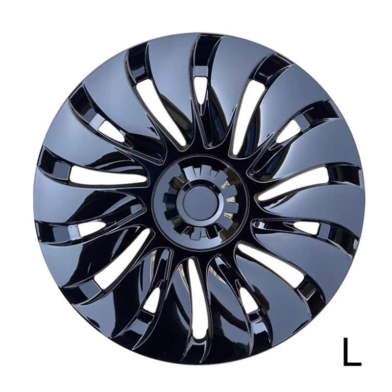 Compatible Tesla Model Y Cyclone Wheel Hub Caps & 19'' Rim Protectors