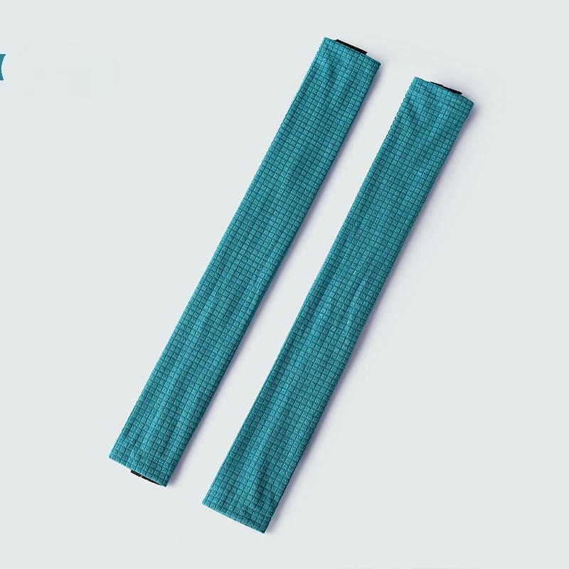 One Pair Solid Color Universal Waterproof Office Chair Armrest Cover Home Elastic Stain-Resistant Zipper Sleeve