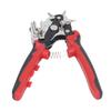 Leather Hole Punch 6 Holes 360 Degree Rotating Adjustable Margin V Shaped Knife Edge Belt Hole Puncher