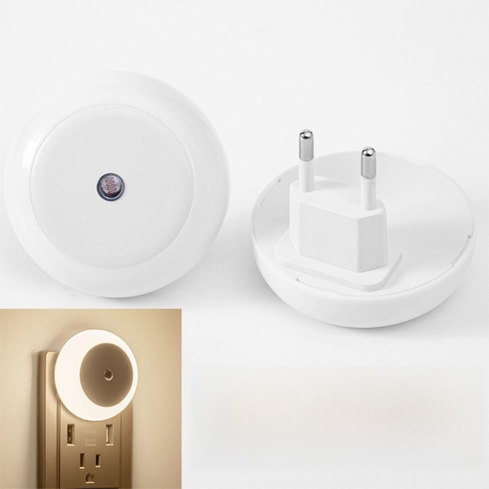 EU UK Plug Sensor Control Lamp Energy Saving Motion Sensor Light Plug In Night Lamp  Bedroom