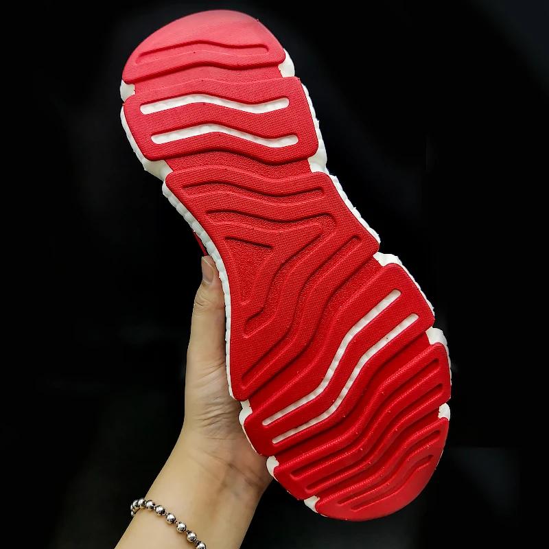 Casual Sports Shoes Breathable Mesh Soft Sole Comfortable Non Slip Red Casual Shoes Trendy Versatile Unisex Shoes Sneakers