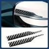 2Pcs Carbon Fiber Car Rearview Mirror Crash Strip, Universal Protective Cover Is Suitable for All Cars Car Side Mirror Protector