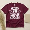 70th Birthday Tshirt Born In 1956 Seventy Years Old Gift Idea It Took Years Tee