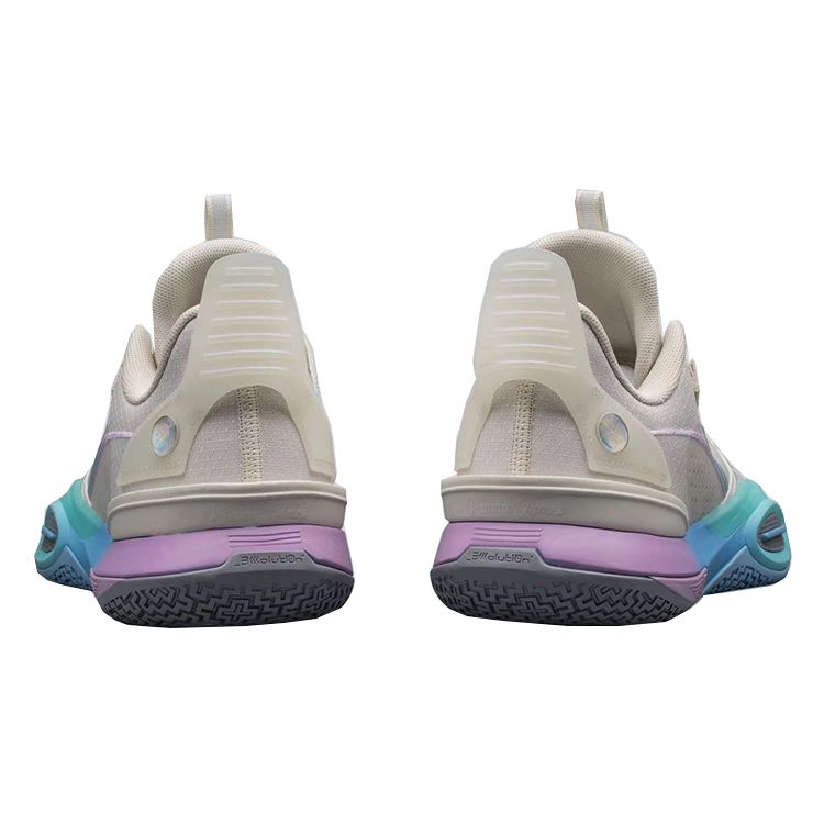 Li Ning All City 10 V1 Marshmallow Cushioning Non-Slip Low-Top Basketball Shoes Men Sneakers Pearl-White ABAS009-AN
