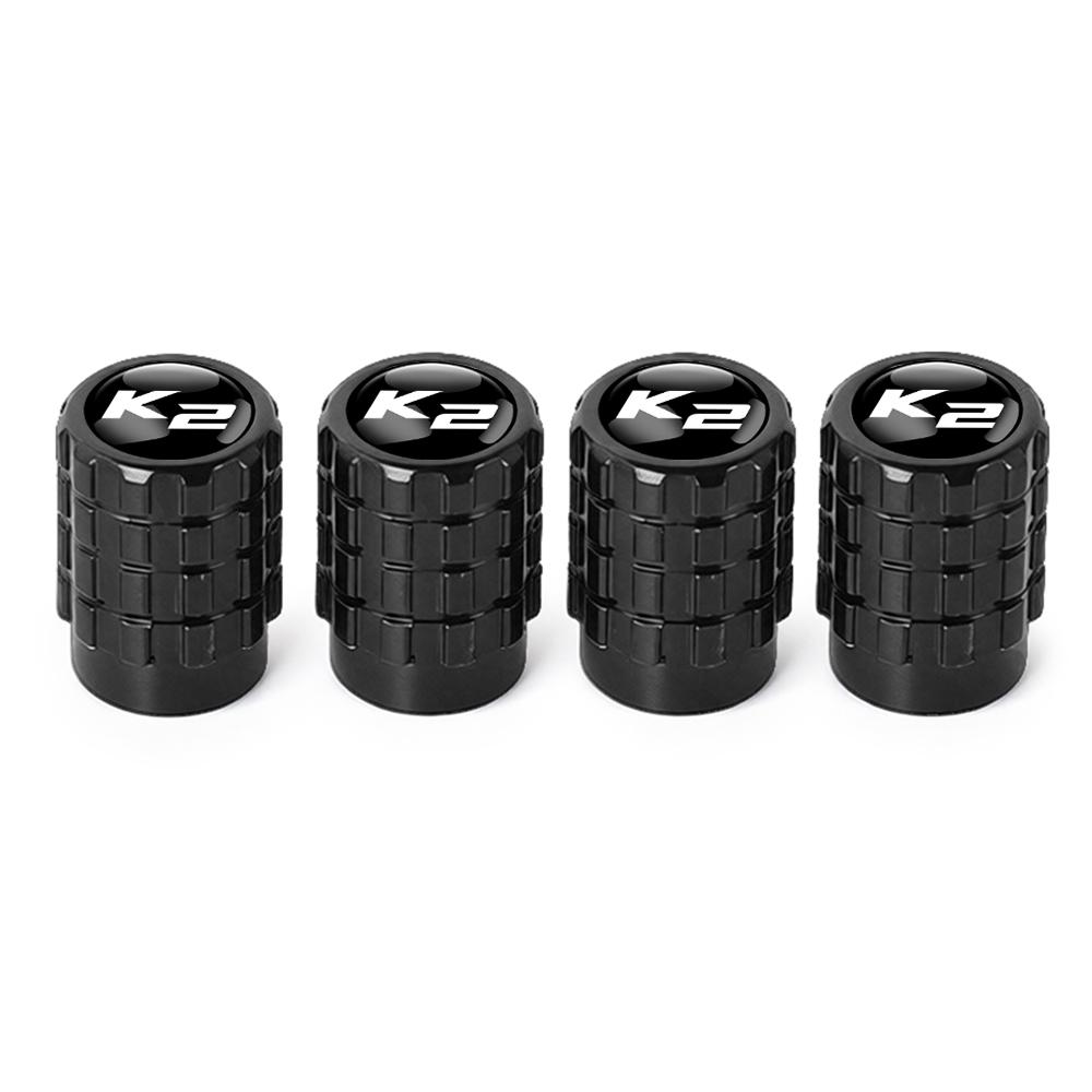 AAKM8 4Pc Car Wheel Tire Valve Cap Stem Cover Auto Accessories For Kia Sportage Rio Soul Picanto Forte Cadenza K1 K2 K3 K4 K5 K6 K7 K9