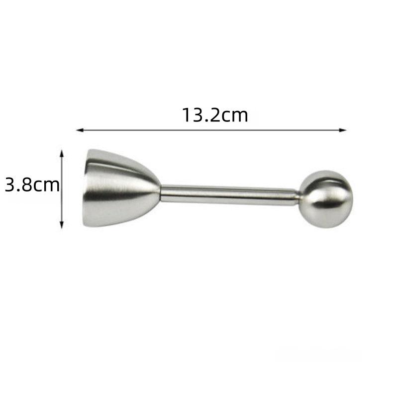 Egg Opener Stainless Steel Egg Opener Shell Opener Fancy Eggshell Cutting Knocker Creative Glutinous Rice Egg Knife Artifact
