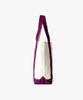 Dear Tint Santa Rudolph Canvas Tote_Purple