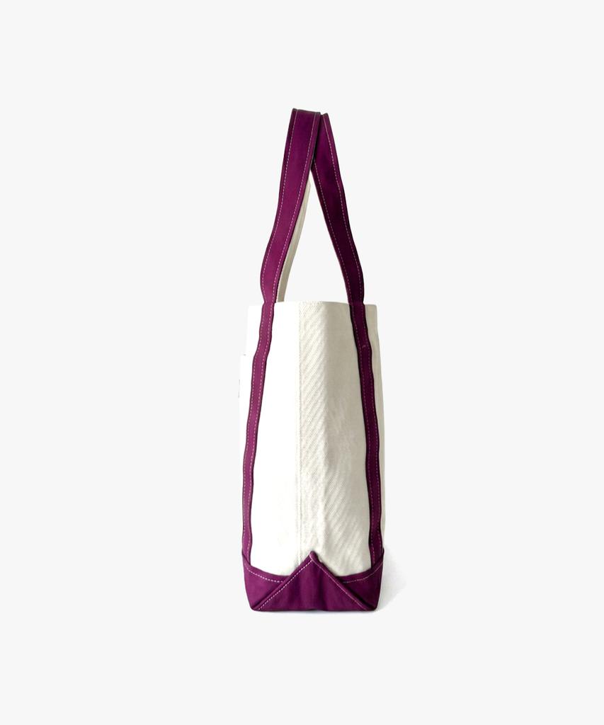 Dear Tint Santa Rudolph Canvas Tote_Purple