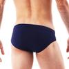 2024 Men's Striped Patchwork Drawstring Swim Briefs - Anti-Exposure & Anti-Embarrassment
