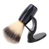 Shaving Brush and Stand Curved Resin Handle Synthetic Animal Hair Men Shaving Brush Kit