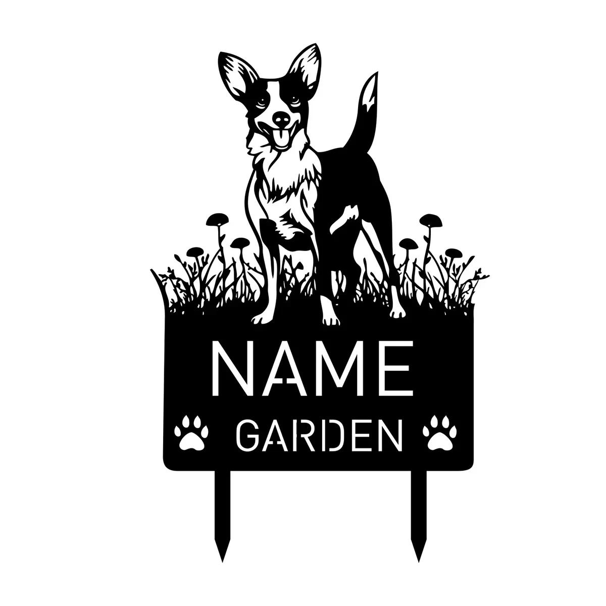 

Custom Portuguese Podengo Pequeno Dog Memorial Garden Stake, Personalized Pet Grave Marker