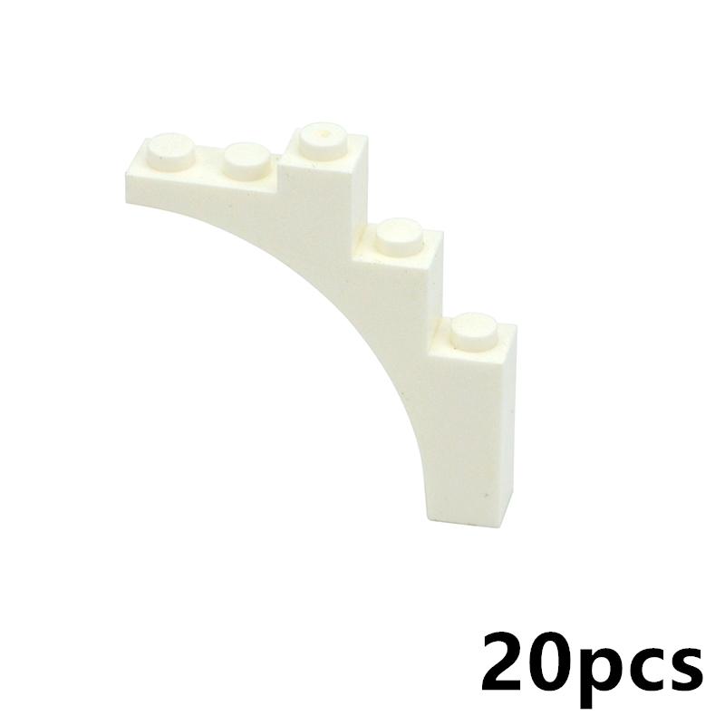 MOC Building Blocks Arch 1x5x4 Curved Brick Technical Changeover Catch Compatible with 2339 14395 76768 Educational DIY Toys
