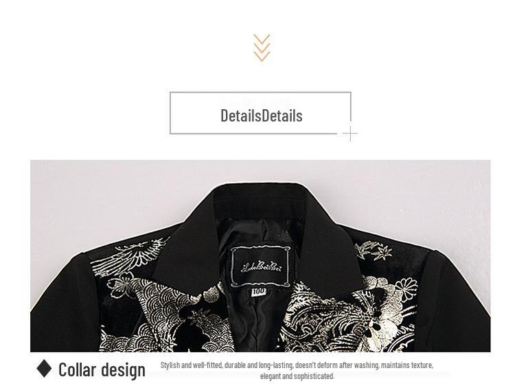 Children's Flower Girl & Piano Performance Suit Set - Trendy Catwalk Outfit