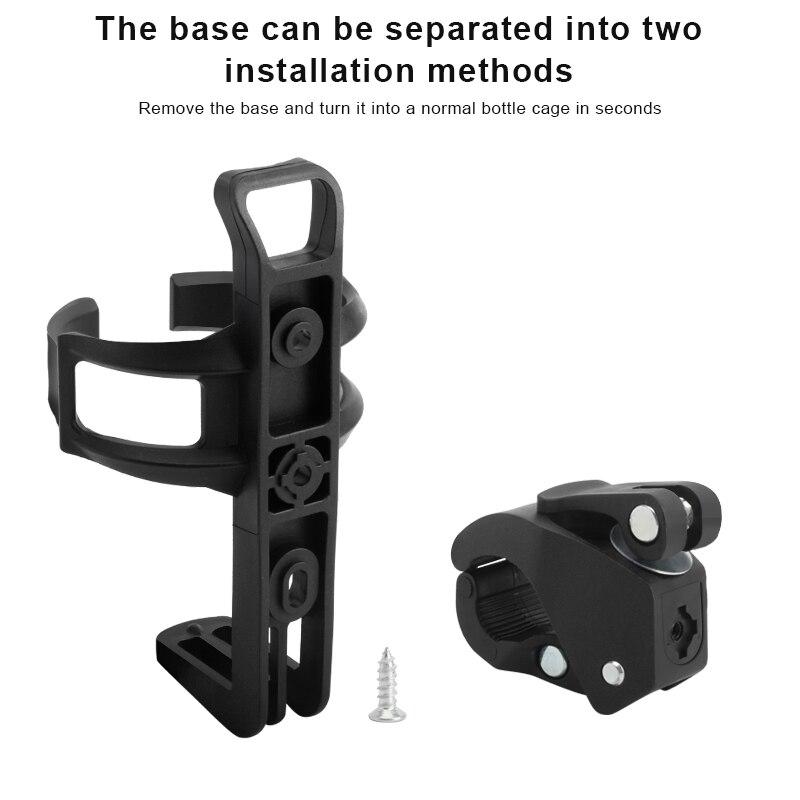 Fahrrad-Flaschenhalter, 360-Grad-Wasserflaschen-Getränkebecherhalterung, universeller Outdoor-Reit-Wasserflaschen-Getränkehalter, Fahrradzubehör