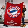 1pc B-Bayern Munich (4) Theme Blanket - Digital Print, Polyester, Cozy for All Seasons, Perfect for Outdoor, and Travel