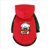 Pet Christmas Hooded Sweatshirt  Cats & Dogs Fashion Winter Warm Clothes Suitable For Cats ,TeddyGolden Retriever Party supplier