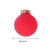 12 Pcs Velvet Christmas Balls Flocked Christmas Tree Ball Hanging Ornaments, Christmas Velvet Balls, Plastic Xmas Balls Ornament