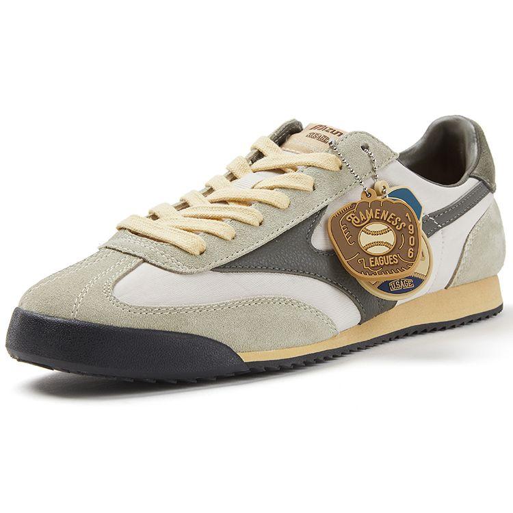 Mizuno U.Sage X  LG 60S Retro Couple Shock Absorbing Non-Slip Wear-Resistant Low-Top Casual Running Shoes Unisex Sneaker Gray D1GH231102