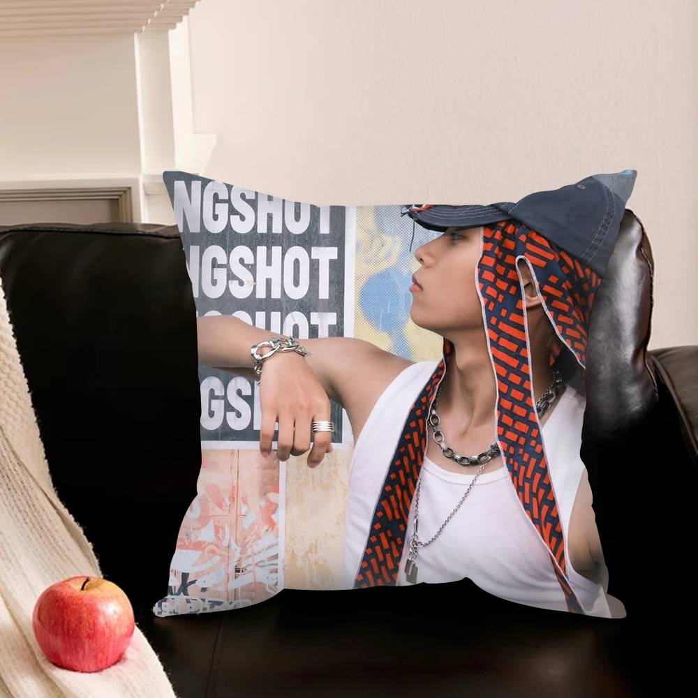R-Ryul L-Lngshot K-Kim Pillowcase Living Room Sofa Cushion Cover Bedroom Room Bed Pillow Cover Home Decoration