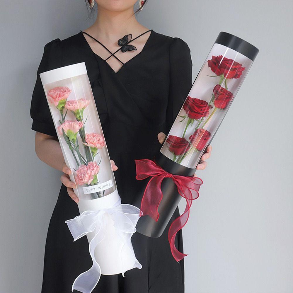 5pcs Waterproof Hug Bucket Bouquet Romantic Bouquet Packaging Bags  Teacher's Day
