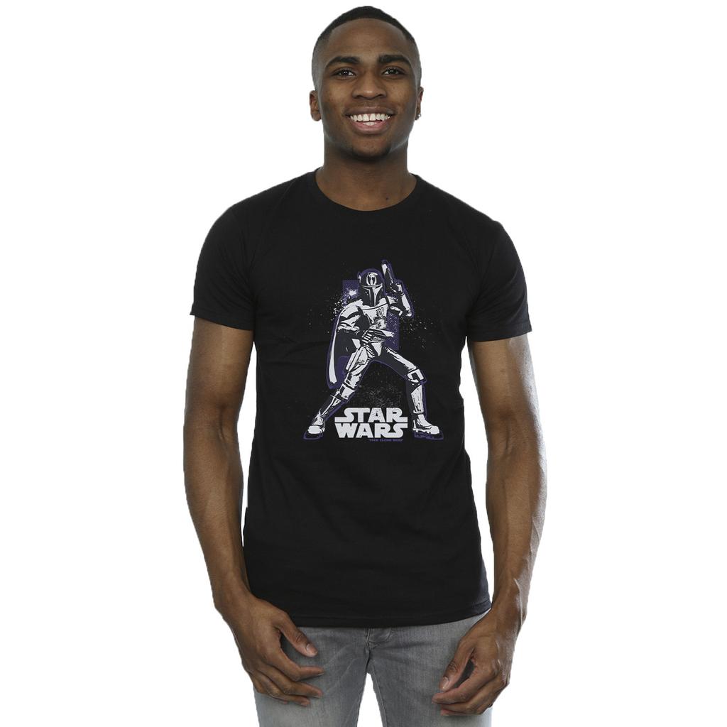 Star Wars: The Clone Wars Mens Darth Vader Pose Cotton T-Shirt