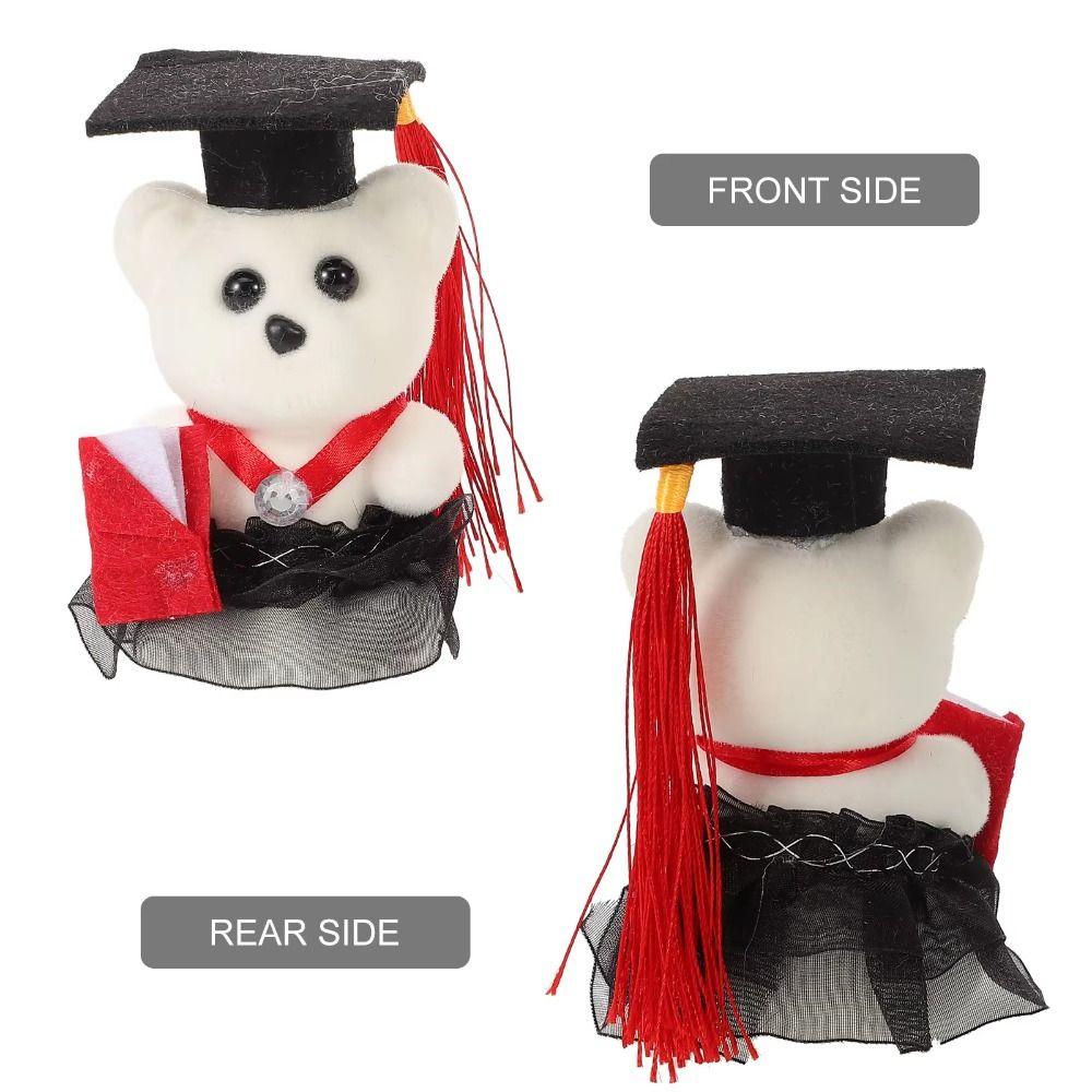 10 pcs/set Graduation Season Graduation Bear Doll Bouquet Bachelor Bear Plush Toy Kids