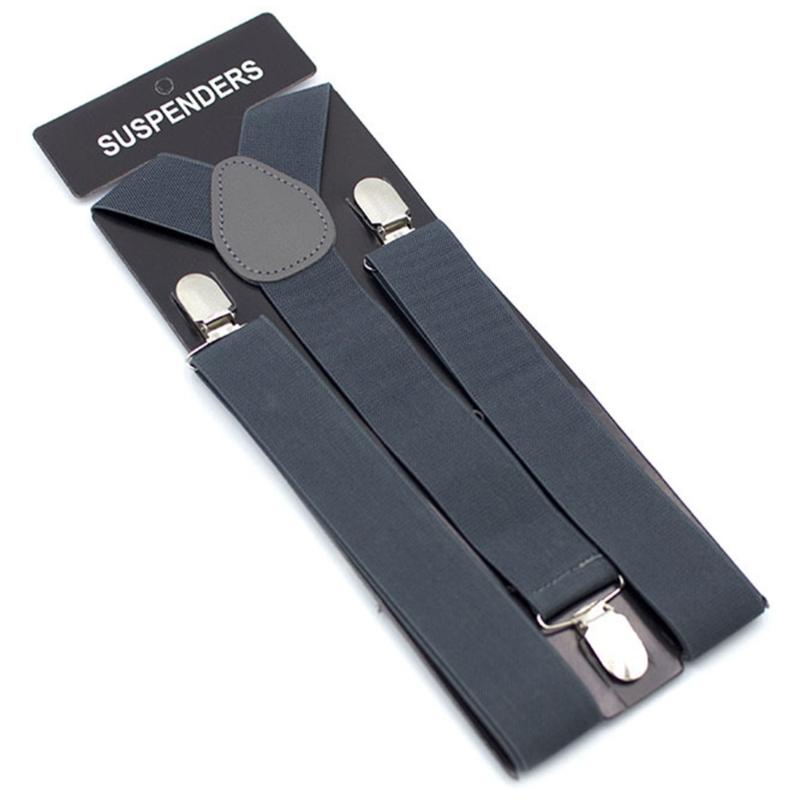 Bretelles réglables de 3,5 cm avec clips antidérapants Design rétro en Y Élastique extensible Pour hommes et femmes
