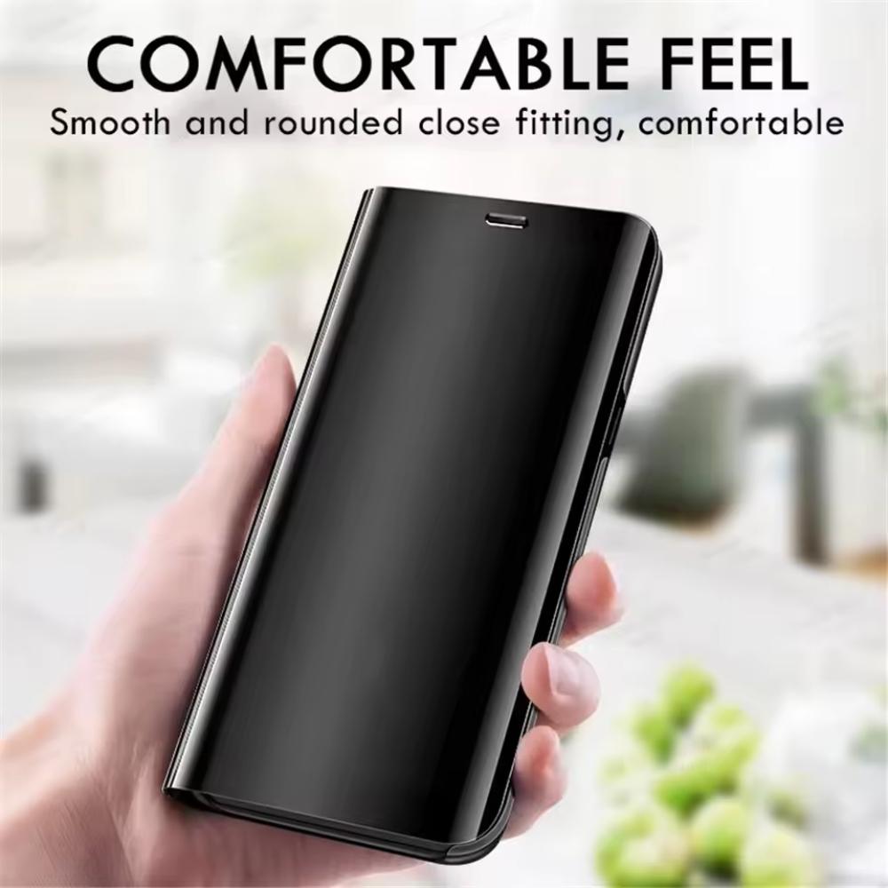 Luxury Mirror Flip Case For Xiaomi POCO M5 F6 X7 14T 14 13T 13 12T 12 12S 11T Pro Leather Cover For Xiaomi 13 12 11 Lite Phone Accessories