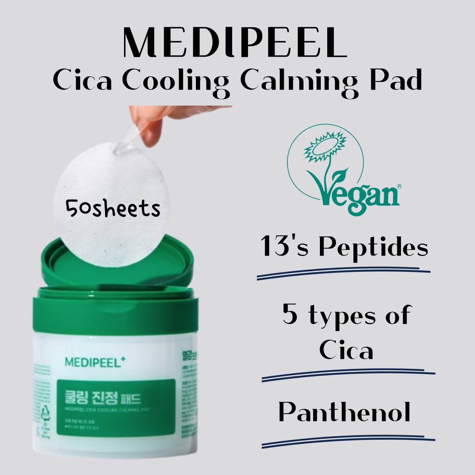 

Cica Cooling Calming Pad 50 ea