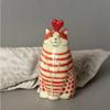 Multicolor Polka Dot Cat Vase Cute Hydroponic Flower Pot Tiny Animal Flower Vase  Wedding Decor