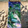 Genshin Impact Nefer Towel Sports Quick Dry Travel Camping Gear Sandproof Soft Light Large Beach Towel