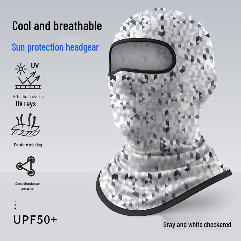 Grenzüberschreitender Gesichts- und Halsschutz-Pullover Eisseide Motorradmaske