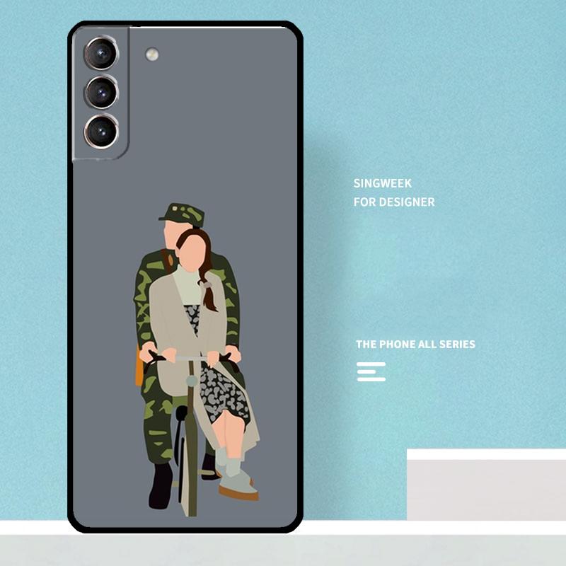 Crash Landing On You Case For Samsung Galaxy S24 Ultra S20 S21 S22 S23 S25 Ultra S9 S10 Plus S25 FE Phone Cover