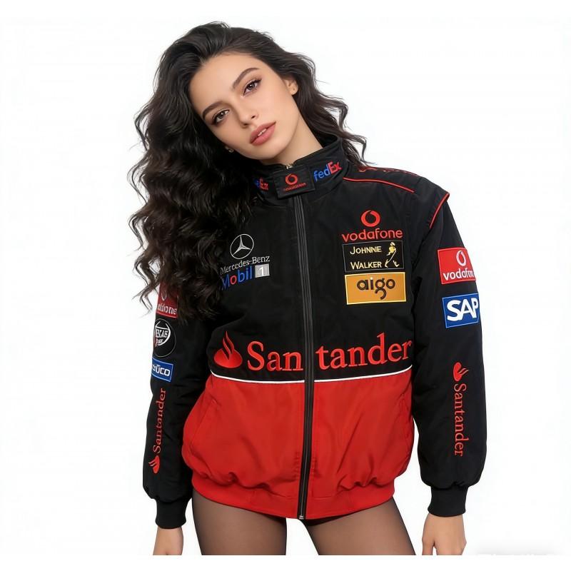 F1 Racing Style Embroidered Cotton Jacket Men Women Sportswear