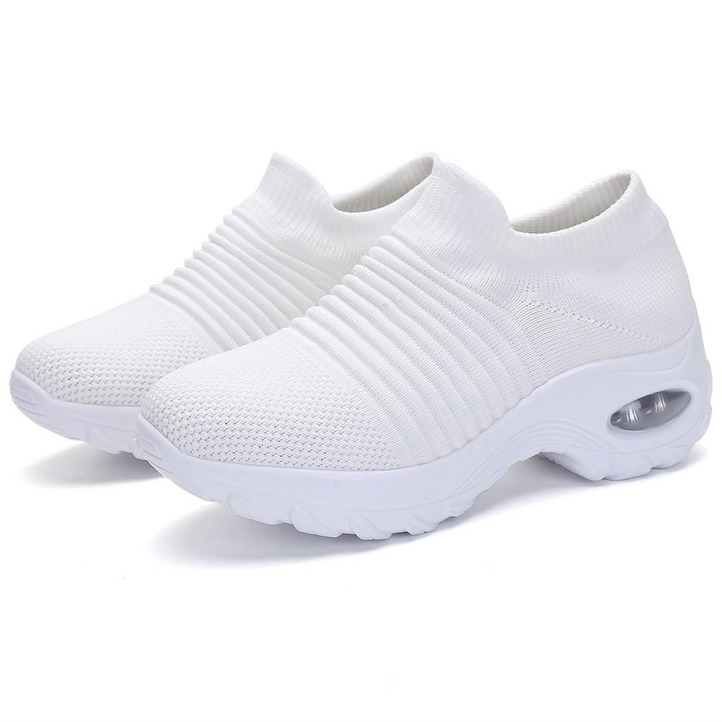 

Sagit Женские износостойкие прогулочные туфли Sock Mesh Slip On Lazy Shoes