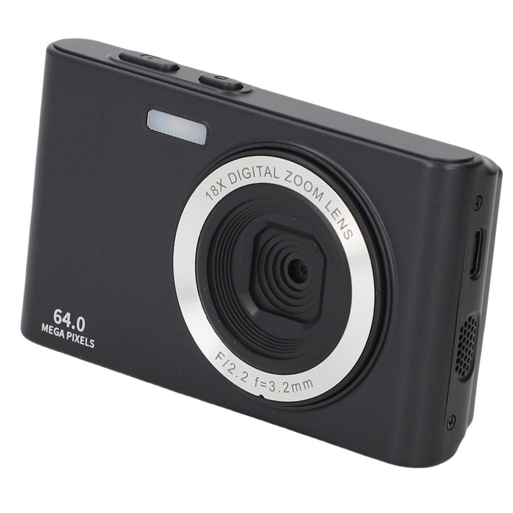 Retro Camera 4K Video 64MP Photo 18X Digital Zoom Student Camera for Travel Photography