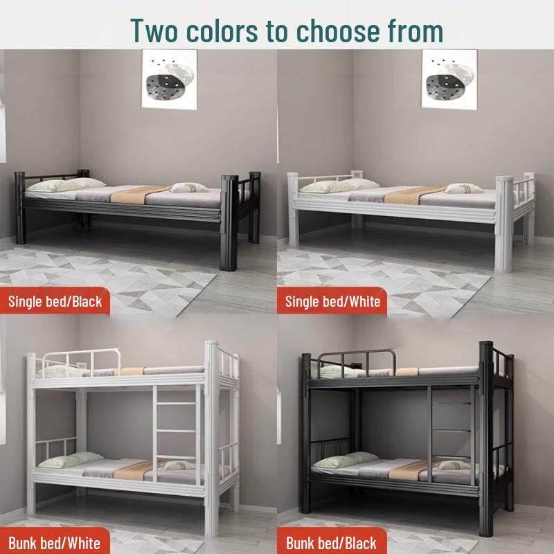 Wrought Iron Bunk Bed for Dormitories and Student Apartments
