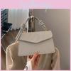 Elegant Pu Leather Crossbody Bag For Women Stylish Commuter Shoulder Bag With Chic Stitching