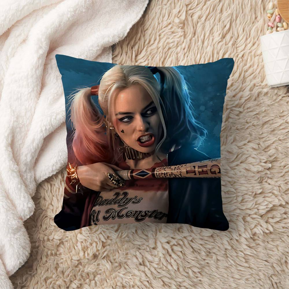 Sexy Girl Q-Quinns-H-Harleys Pillow Gift Home Office Decoration Pillow Bedroom Sofa Car Cushion Coverpillow Case