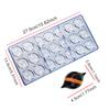 1PC Various Shape Chocolate DIY Mold Lips Pyramid Diagonal Cube Lemon Diamond Rose Football Handbag Heart Candy Tool Gadgets ZYF
