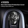 CKU5 Car One-Touch Start Cover Ignition Switch Button Protector Case Interior For Lexus CT200h ES250 ES300h IS250 IS200 GS300 GS460