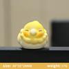 Adorable Mini Yellow Chick Figurines Cartoon Kawaii Decor Ornament for Office Desk Teen Bedroom Birthday Gift